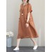 Crew Neck Short Sleeve Soild Color Casual Dress Crew Neck Short Sleeve Soild Color Casual Dress