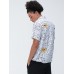 Men Fun Cartoon Animal Doodle Beach Short Sleeve Shirt Men Fun Cartoon Animal Doodle Beach Short Sleeve Shirt