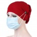 Beanie Cap Multicolor Chemotherapy Cap Button Mountable Ears Anti-Legging Beanie Cap Multicolor Chemotherapy Cap Button Mountable Ears Anti-Legging