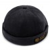 Men Women Couples Adjustable Solid Corduroy Velvet Brimless Hats Retro Crimping Bucket Cap Men Women Couples Adjustable Solid Corduroy Velvet Brimless Hats Retro Crimping Bucket Cap