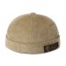 Men Women Couples Adjustable Solid Corduroy Velvet Brimless Hats Retro Crimping Bucket Cap Men Women Couples Adjustable Solid Corduroy Velvet Brimless Hats Retro Crimping Bucket Cap