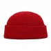 Unisex Solid Color Knitted Wool Hat Skull Cap Beanie